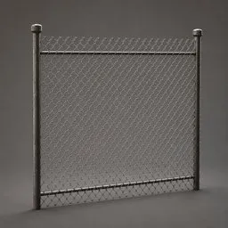 Steel Fence (Procedural)