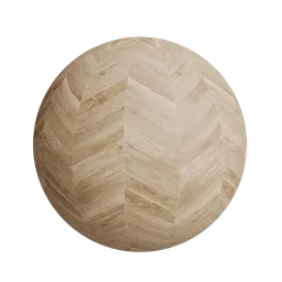 Walnut Chevron Light porcelain tile