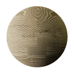 Fine wood light cut PBR texture for Blender 3D, high-quality plain wooden surface for realistic rendering.