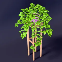 Stylized ivy houseplant