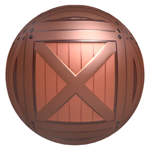 X-Braced Wood Crate