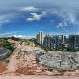 Highsky old building mud