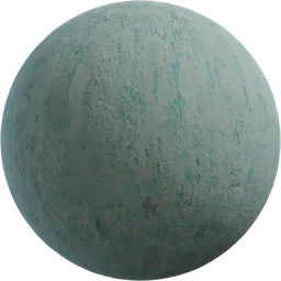 Blue Plaster Weathered