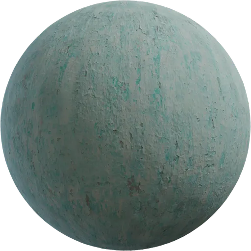 Blue Plaster Weathered