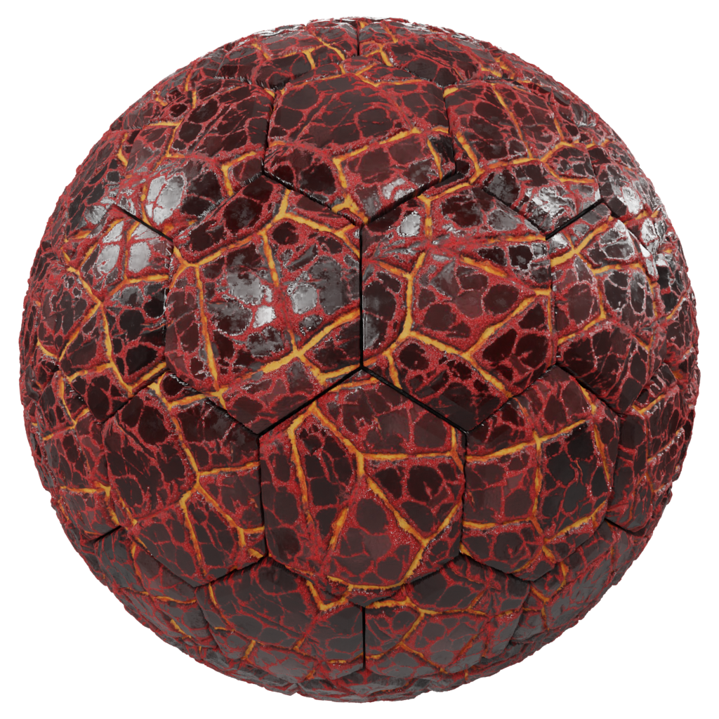 Lava hexa stones | FREE tiles materials | BlenderKit