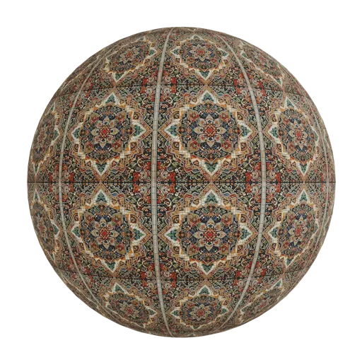 Persian style rug texture