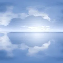 Serene Sky Reflection