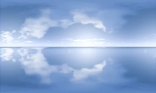 Serene Sky Reflection
