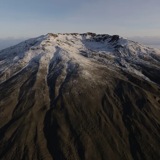 Glacier Mountain Snow Terrain