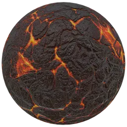 Core lava hot