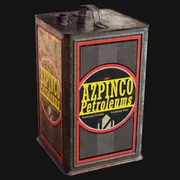 Rectangular Oil Can