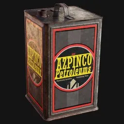 Rectangular Oil Can