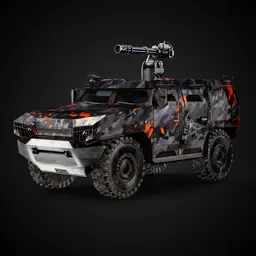 EM Military Vehicle | Rigged |