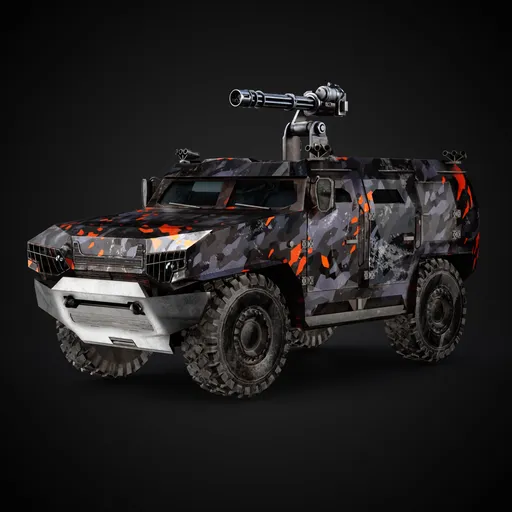 EM Military Vehicle | Rigged |