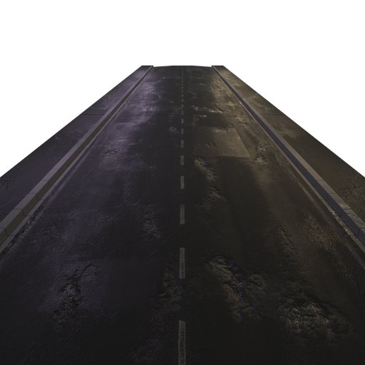 Road module damaged