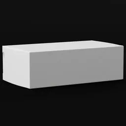 white paper box