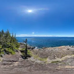 Ocean Rocky Coast Sunny