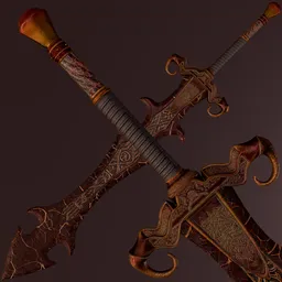 Ancient Enchanted Longsword