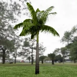 Imperial Palm Tree Animated