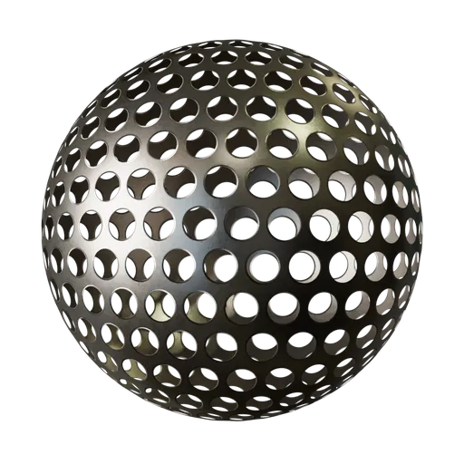 Round Perforated Titanium Metal