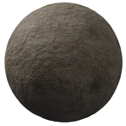 High-resolution PBR dirt material texture for 3D modeling and rendering in Blender, suitable for realistic mud surfaces.