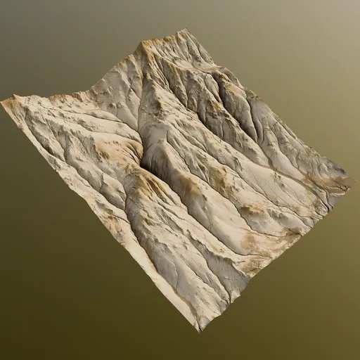 Mountain Slide Erosion Terrain