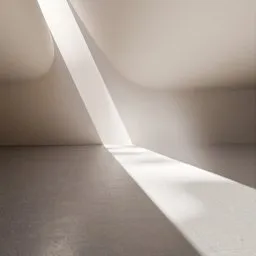 Modern design room with sunlight