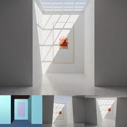 Modern Gallery Framed Royal Throne Scene