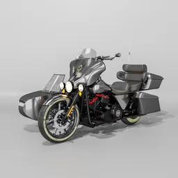 Harley-Electra Glide- black Beauty