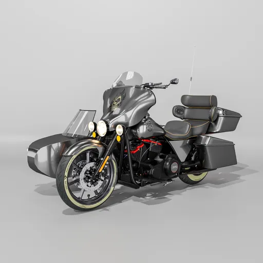 Harley-Electra Glide- black Beauty