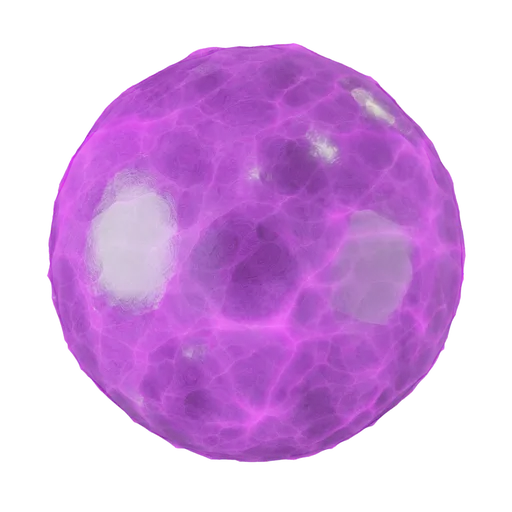 Pink crystal glass