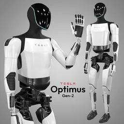 Tesla Optimus Gen 2 (RIGGED)