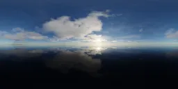 Dramatic Cloudy Evening Landscape