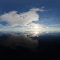 Dramatic Cloudy Evening Landscape