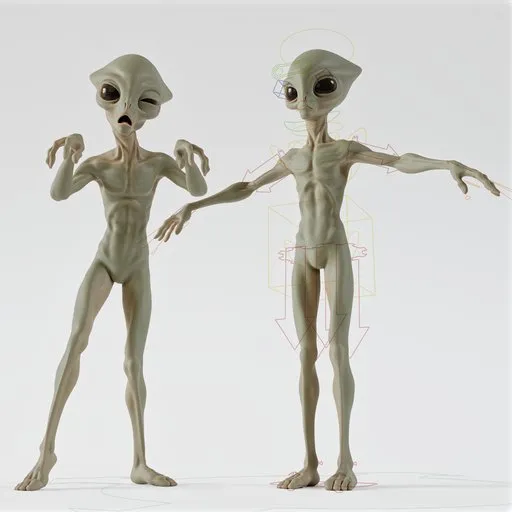 Stylized Alien Fully Rigged