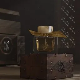 Scene of wooden boxes