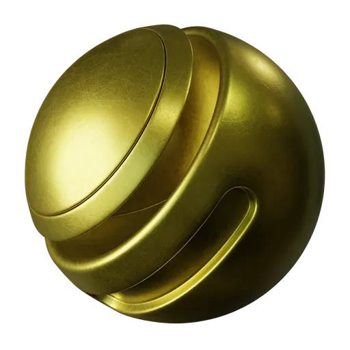 Very scratched gold metal
