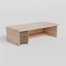 Office Desk with Drawers