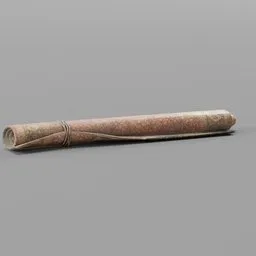 Tied Rolled Carpet