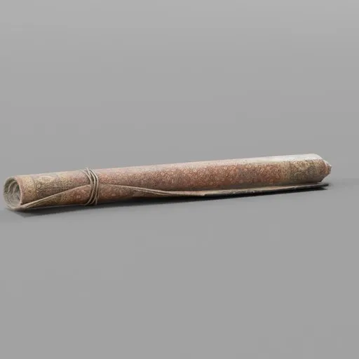 Tied Rolled Carpet