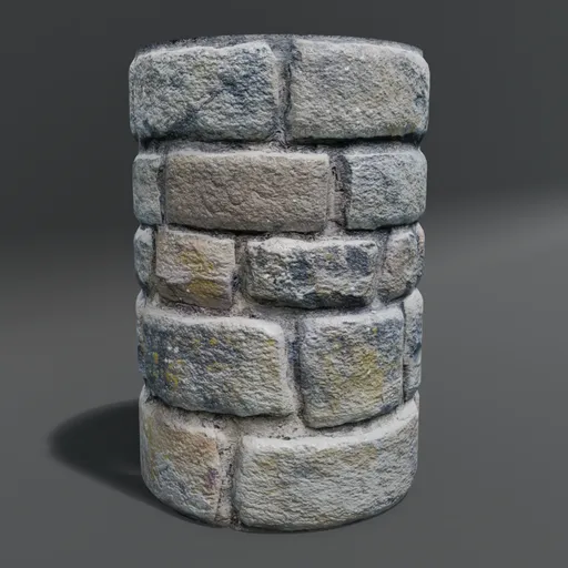 Stone Cylinder Post Pillar Blocks