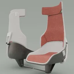 Concept styled car seat