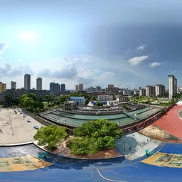Outdoor sports field