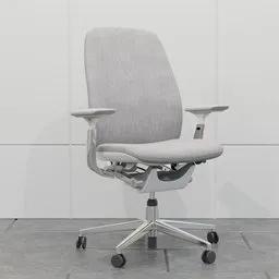 Modern Light Gray Task Chair