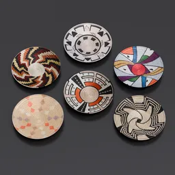 Intricate Geometric Woven Decoration