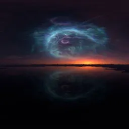 Sci-fi Colorful Twilight Sky