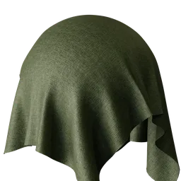 Plain Green Chenille