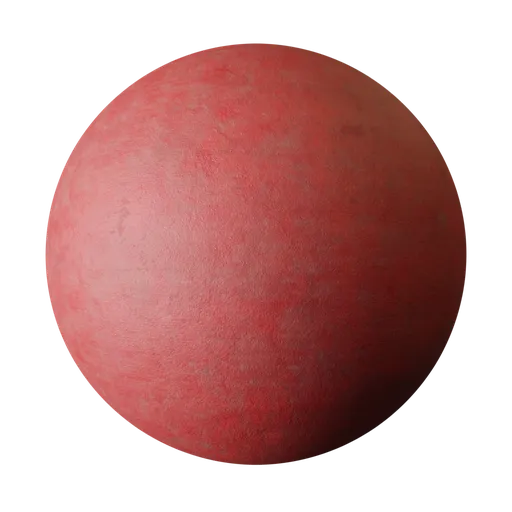 Red Concrete Wall