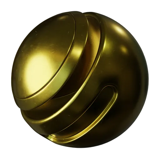 Golden scratched metal