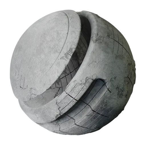Realistic procedural concrete